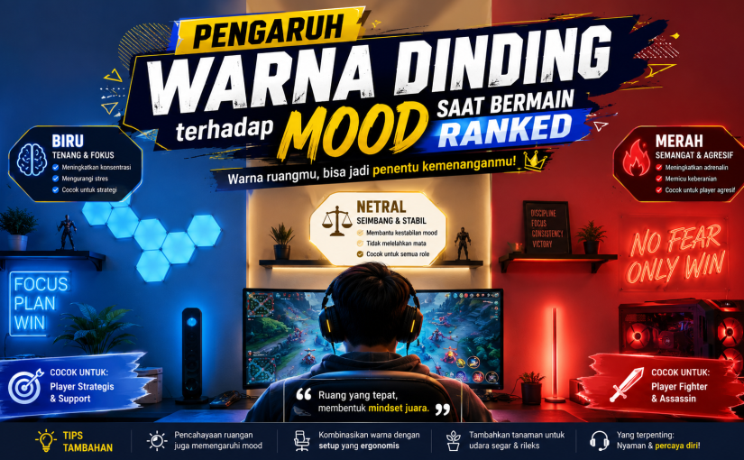 Warna Dinding Kamar Bisa Bikin Win Streak? Ini Faktanya!